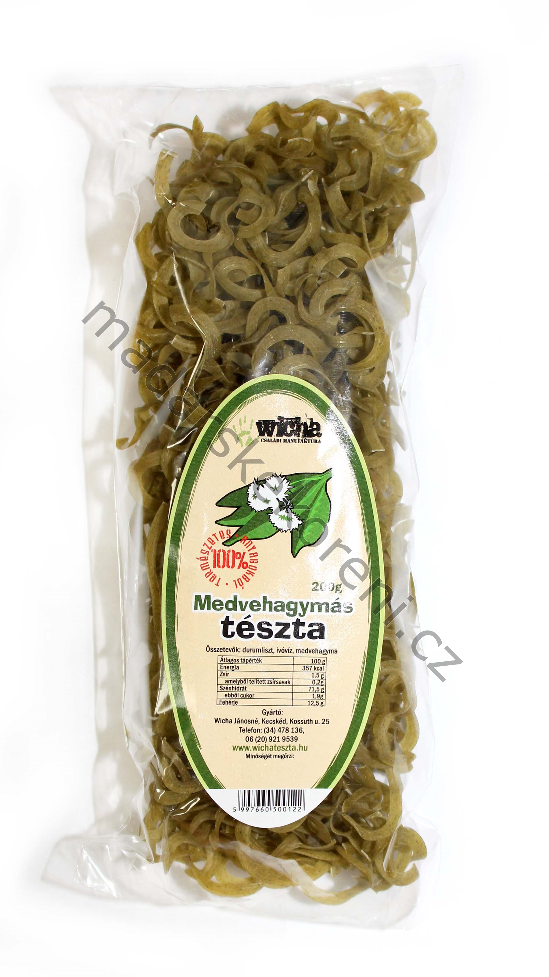 Vruty těstoviny s medvědím česnekem - 200g